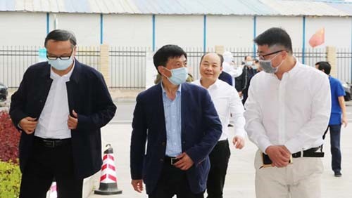 省委统战部副部长龙建湘一行调研立方复工复产情形